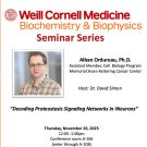 Department of Biochemistry and Biophysics Lecture Series 2025-2026